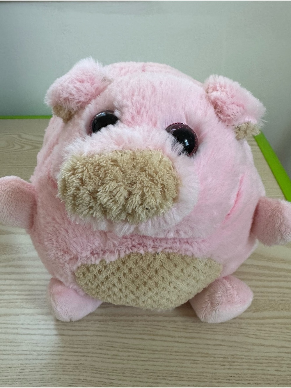 Plush Teddy Goof Ballz 6" Round Pink Phoebe the Pig Plush